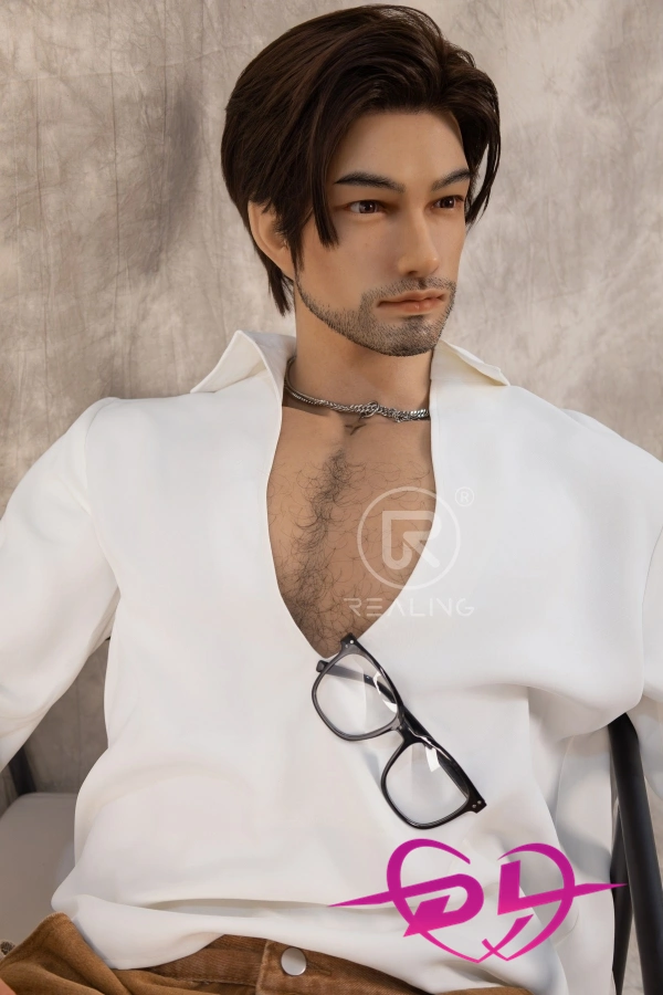 Realing doll 186cm 鴻深 フルシリコン製男性ラブドール ダッチワイフ 女性 用 love doll sex 筋肉質 イケメン セックスドール かっこいい 男性リアルドール 高級  等身 大 ドール