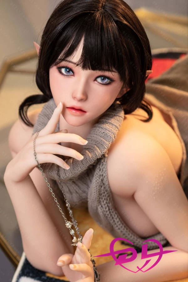 Bezlya doll 2.0 155cmM F cup 卡利亚1号 模擬口腔＆口開閉機能&オーラル シリコン頭部＋tpeボディ 巨尻 ラブドール エルフ耳 爆乳 等身 大 最高級  セックス  セックス 人形 sex