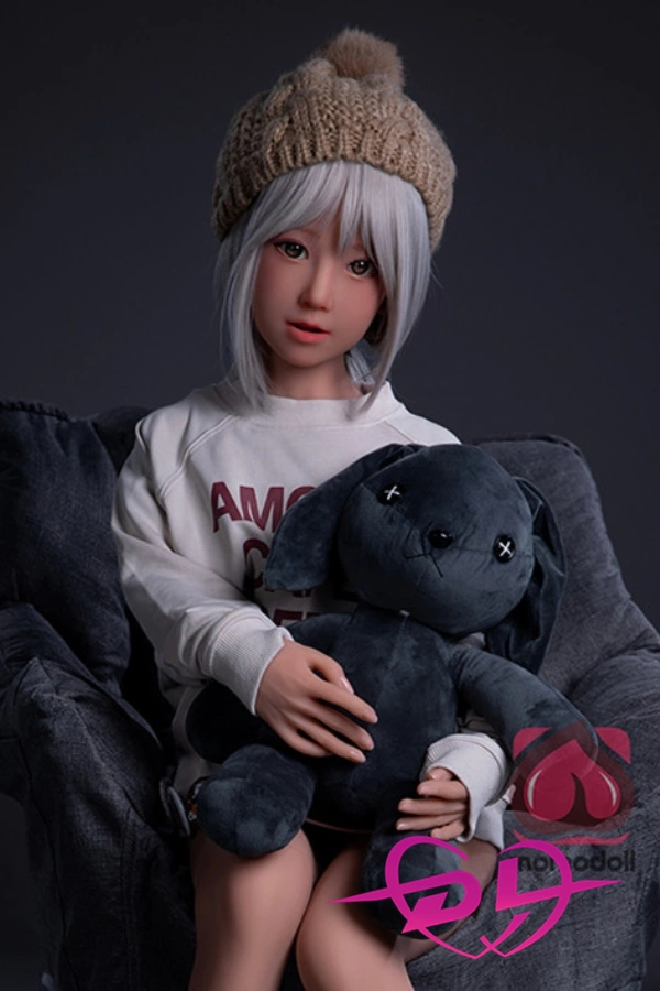 MOMO Doll #H027-A Momozawa 132cm TPE製 等身 大 ラブドール 小胸 かわいい っ子 リアル ドール 銀髪