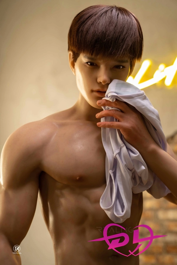 Realing 洛梵 175cm 若い 男の子 筋肉 女性用 ラブドール 活気 男性型  セックスドール シリコン リアル ダッチワイフ 等身 大 エッチ 人形