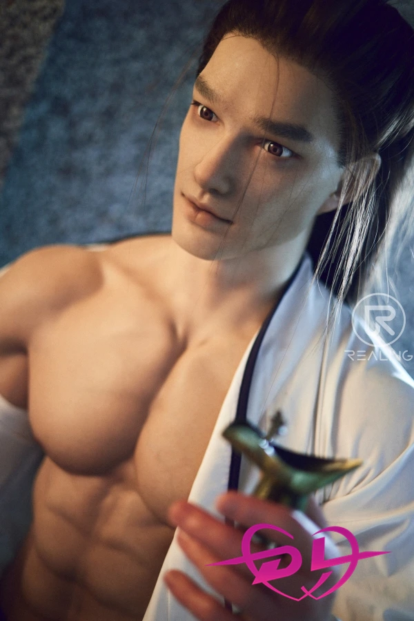 Realing 涵阳 180cm 等身 大 頑丈 男性型 セックス リアルドール 中国風 イケメン 筋肉 ダッチワイフ 女性用 シリコン ラブドール  人形