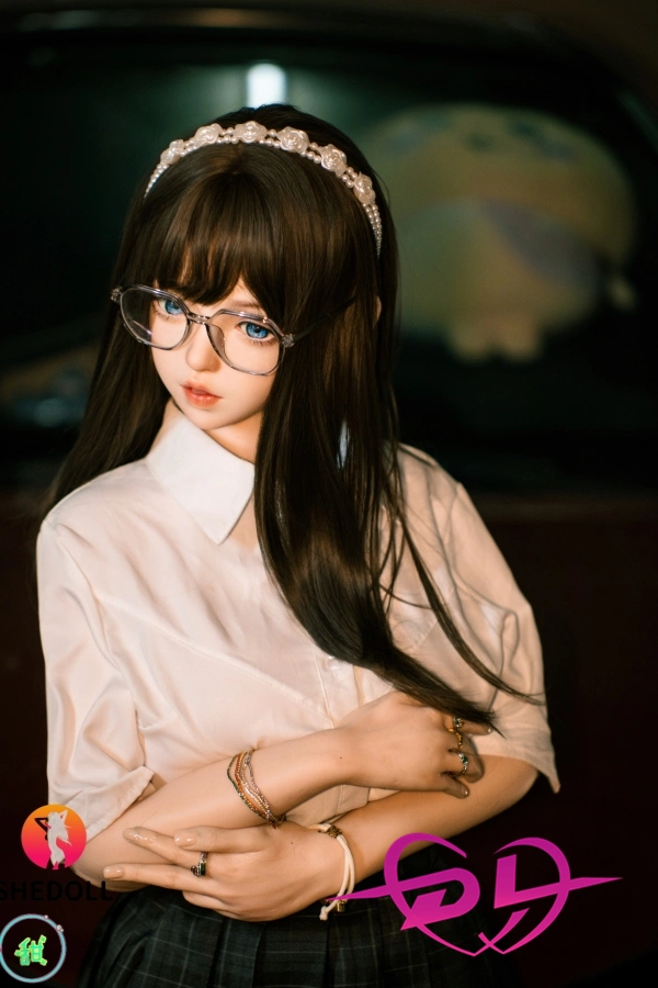 SHE doll 156cm E cup 朵朵2.0 セックス メガネ 丸顔 童顔 女性らしい 幼い お嬢様 セクシー 超人気 女子高生 リアルドール 可愛い ラブドール
