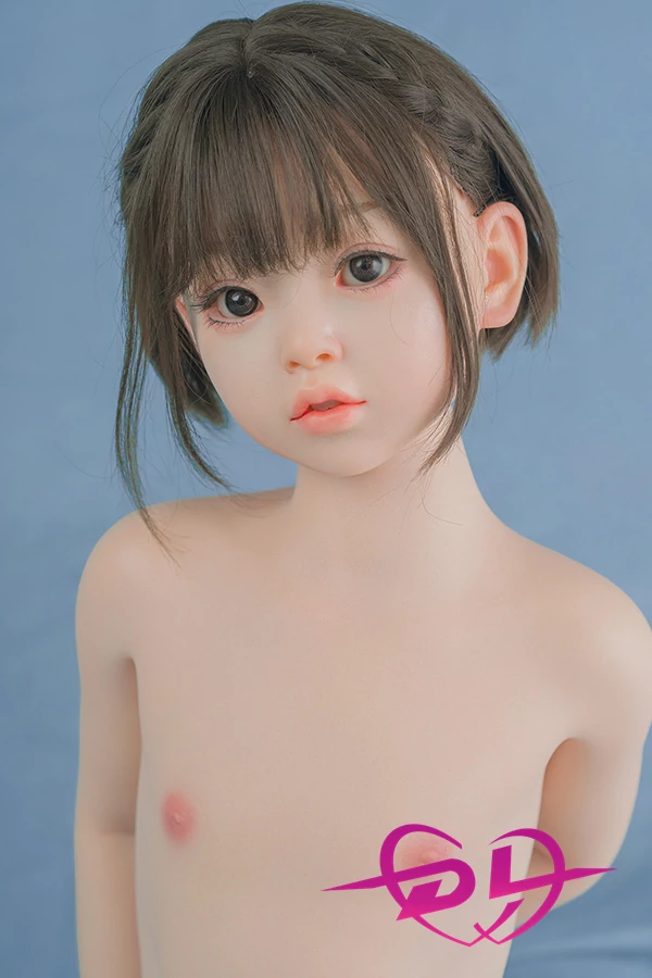 110cm平胸 眞花  幼児の顔ラブドール シリコン製 WAX Doll#GB58_1