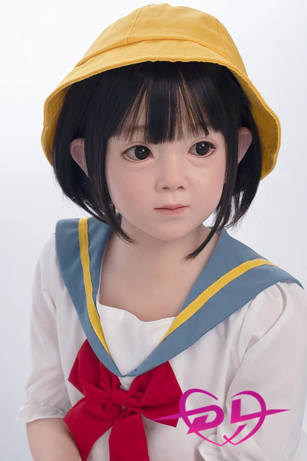 120-2cm平胸 キラキラ瞳ラブドール モナカ AXBdoll＃GB59 シリコン+tpe