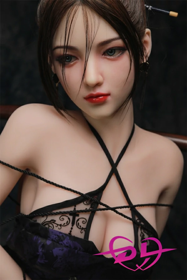 嫣 170cm(S)小胸 シリコンヘッド+TPEボディリアル ダッチ ドール 魅惑の雰囲気 セックス 耐久 ラブドール COSDOLL＃32