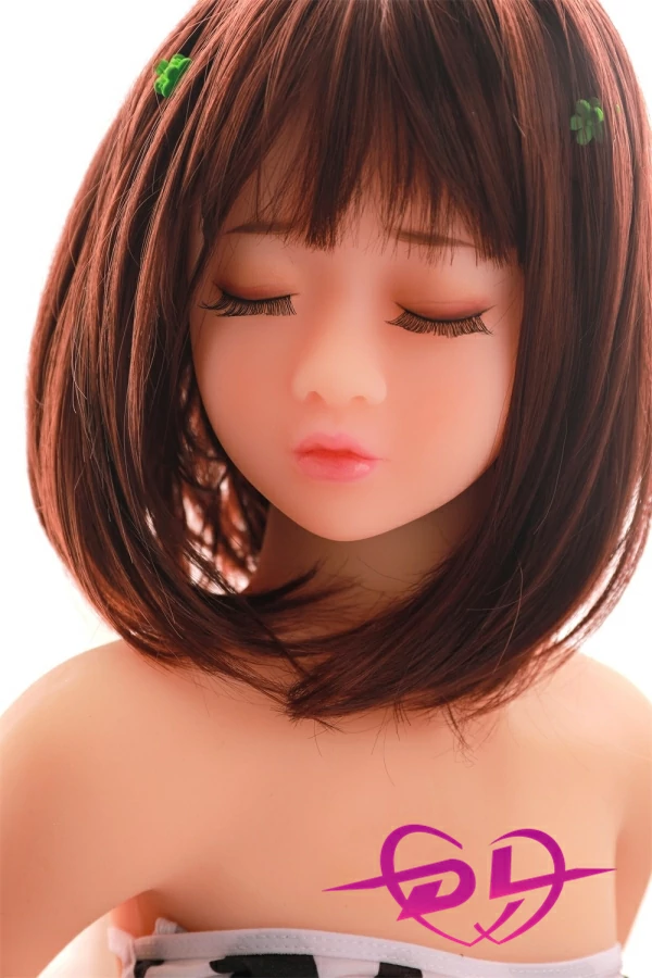 110cm平胸 りお tpe製 目閉じのラブドール COSDOLL#202