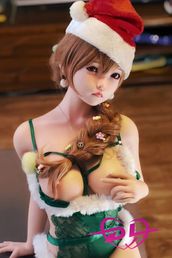 洛小乙 SHEDOLL D-cup 148cm 等身大 ロリ ドール セックス クリスマス雰囲気 ダッチワイフ 人形 かわいい ラブドール （掲載写真の素材はフルシリコです）