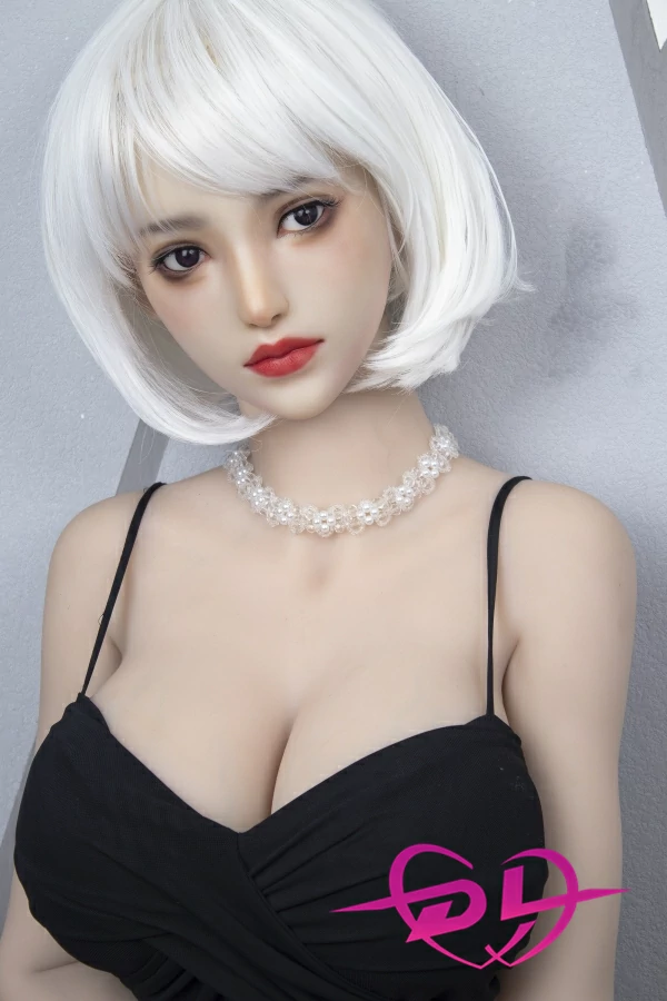 星河 163cm J-cup jydoll シリコンヘッドtpeボディ S級 リアル ドール と sex 銀髪 巨乳 ラブドール