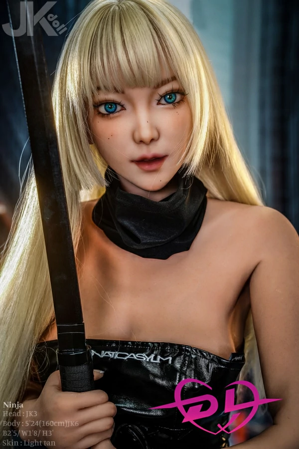 ninja 160cm D cup jkdoll#3 忍者 コスプレ ラブドール リアル 美人 セックス 人形 tpe製 ダッチワイフ