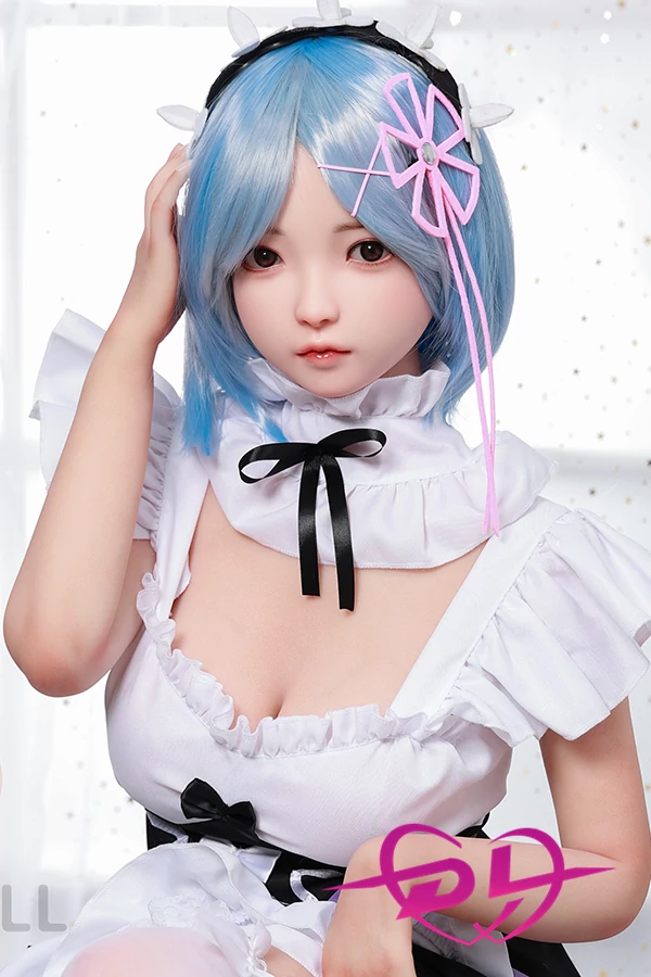 D-cup 洛小乙 148cm コスプレメイド セックス人形 初心者へ おもちゃんドール カワイイキャラ SHEDOLL （掲載写真の素材はシリコンヘッド+シリコンボディ）