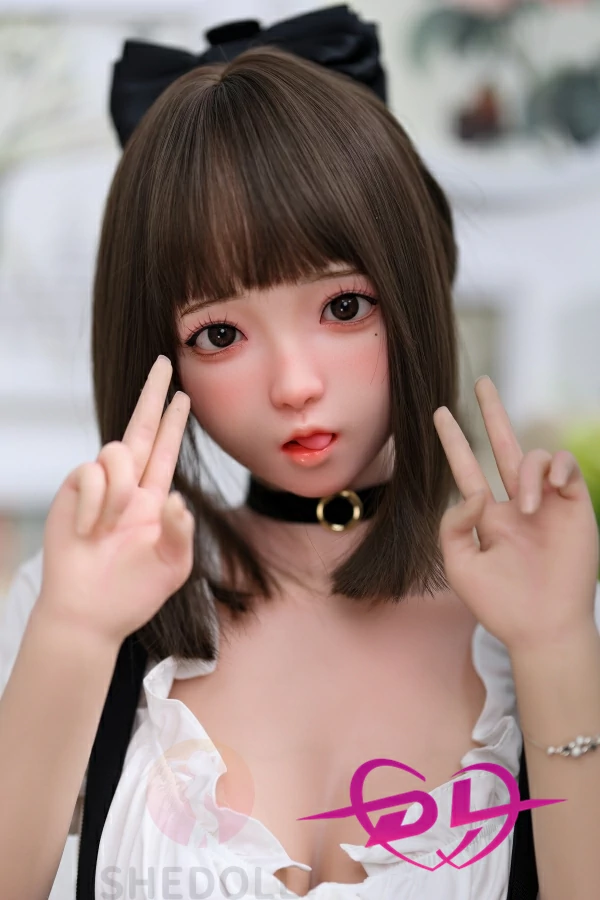 洛小乙 shedoll 無邪気なルックス おすすめ リアル ドール  セックス 人形 148cm D cup ラブドール かわいい（掲載写真の素材はシリコンヘッド+シリコンボディ）