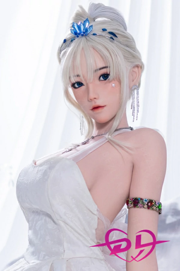 Missdoll（Bezlya Doll）2.2CF系列 155Mcm 珊瑚 本物の皮膚メイク付き  F カップ  アダルト ダッチワイフ 白髪 シリコン 人形 爆乳 ラブドール パイズリ セックス リアル ダチ ドール